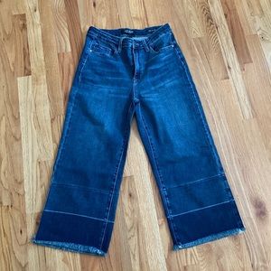 Judy Blue Wide Leg Cropped Jeans